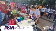 Ato 8 de Março, dia de Luta das Mulheres. ColetivA Sempre Vivas