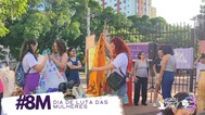 Ato 8 de Março, dia de Luta das Mulheres. ColetivA Sempre Vivas
