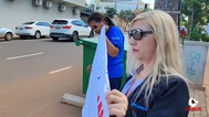 Trabalhadores da Funasa protestam contra a extinção do órgão