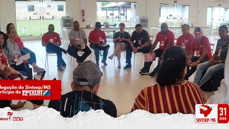 Delegados do Sintsep/MS participam do 12º CeCUT