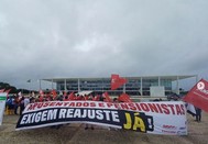 *#24Jan: Diretores do SINTSEP/MS participam do Ato em frente ao Palácio do Planalto que marca Dia do(a) Aposentado(a) e as negociações reabrem com o governo federal