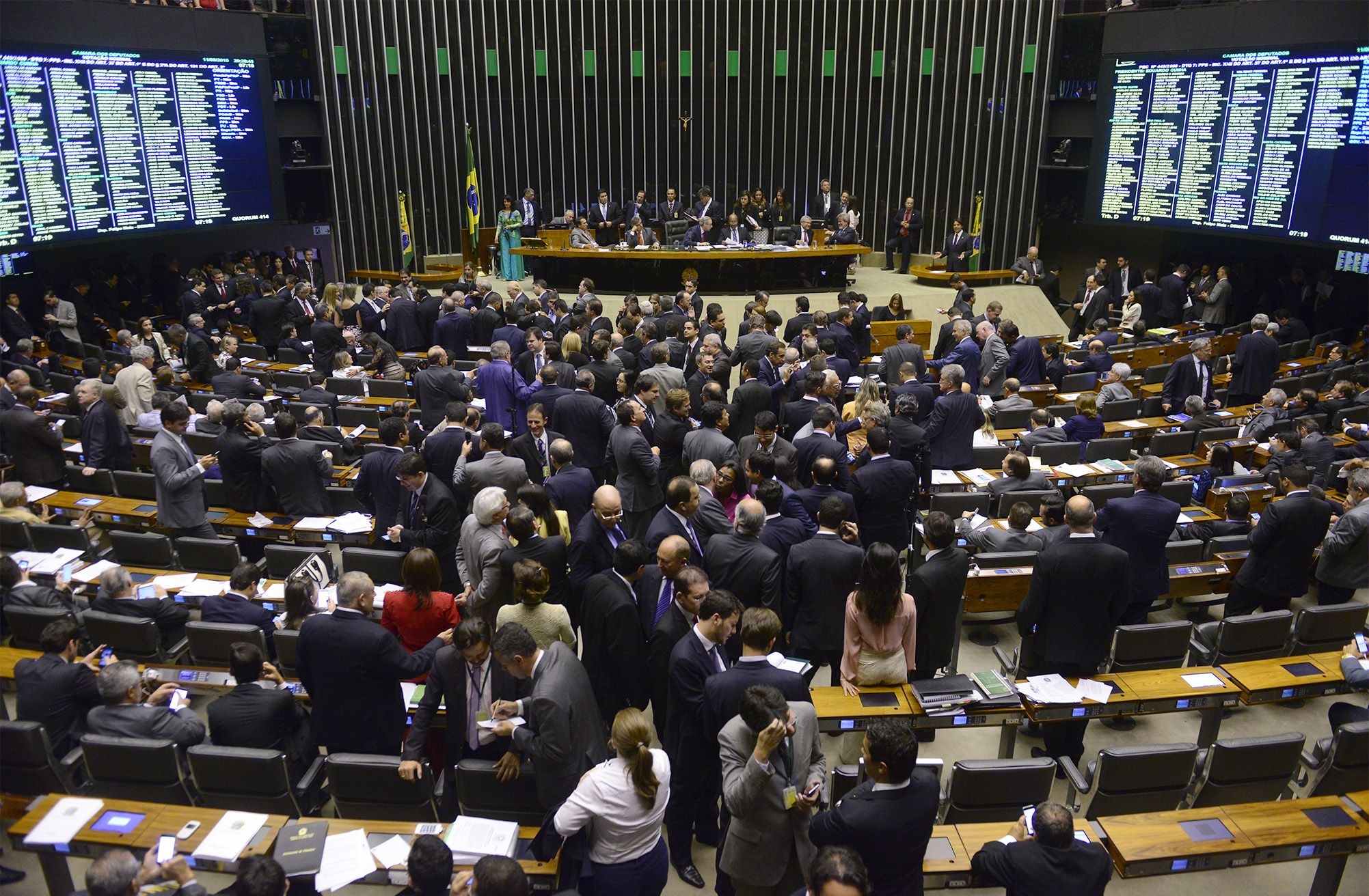 Câmara - plenário - votações galerias sessão presidente Eduardo Cunha